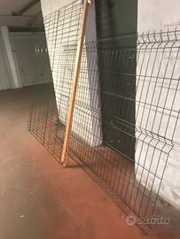 Rete metallica per giardino