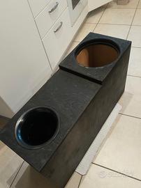 Box subwoofer bassone e spl