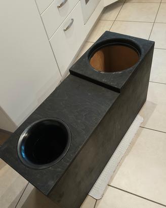 Box subwoofer bassone e spl
