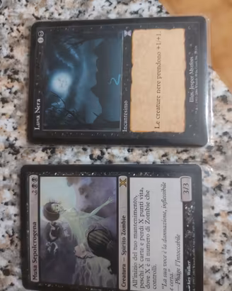 Lotto 180 carte vintage Magic the gathering