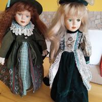 Bambole dama inglese con borsetta