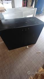 armadio basso ufficio nero