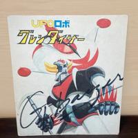 ufo robot goldrake shikishi Toshio Okazaki firmato