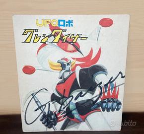 ufo robot goldrake shikishi Toshio Okazaki firmato
