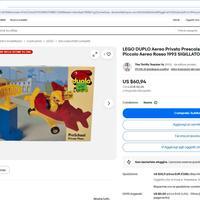 Lego Duplo Vintage AEREO PRIVATO 2676