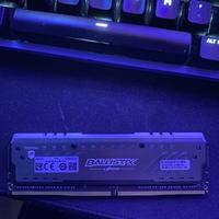 RAM DDR4 CRUCIAL BALLISTIX  RGB 16gb 3000mhz