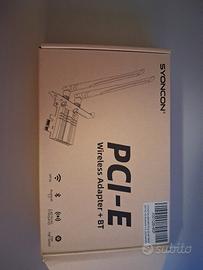 scheda  PCI-E wifi 6e, bluetooth 5.3, pc fissi