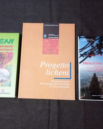 Lotto libri progetti sui licheni