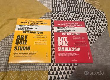 Libri Artquiz test Medicina NUOVI con pellicola