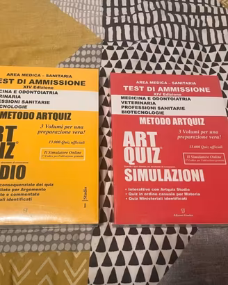 Libri Artquiz test Medicina NUOVI con pellicola
