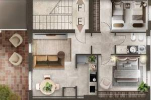 Appartamento di 86 m² con 4 locali e box auto a Ma