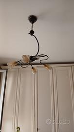 Lampadario in ferro