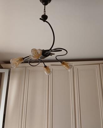 Lampadario in ferro