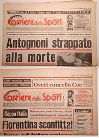 GAZZETTA E CORRIERE DELLO SPORT ANNO 1981
