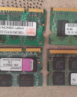 ram 1gb portatile