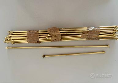 Bacchette in ottone per Tende