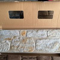 Rivestimento muretto int/est effetto pietra