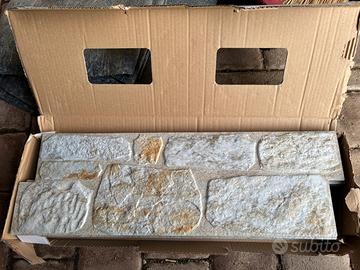Rivestimento muretto int/est effetto pietra