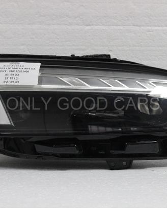 Faro full led matrix ant dx audi a5 b9 lci |000489