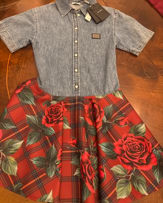 Vestito nuovo da ragazza Dolge e Gabbana 12 anni