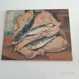 Quadro olio su tela Dino Costantini 1973