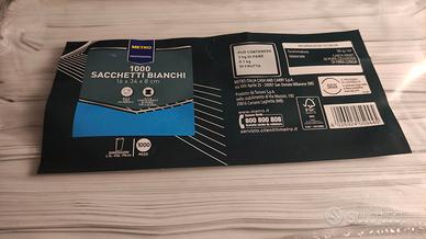 Sacchetti carta a soffietto conf. da 1000 pezzi