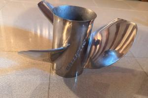 Elica acciaio ballistic passo 21, yamaha 40/70