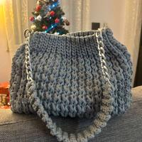 Borsa capiente uncinetto