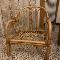 SALOTTINO IN BAMBU ANNI 70