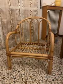 SALOTTINO IN BAMBU ANNI 70