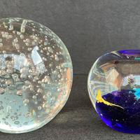 2 sfere Murano in vetro leggi descrizione