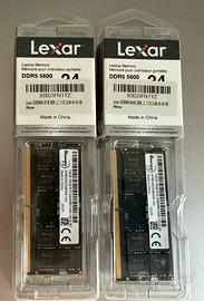32gb ram ddr5 5600 SODIMM (2 banchi da 16gb)
