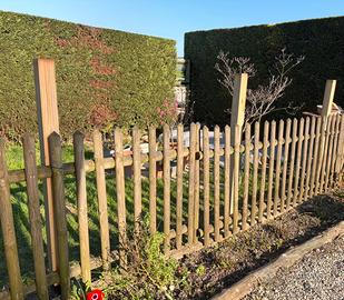 Recinzione in legno