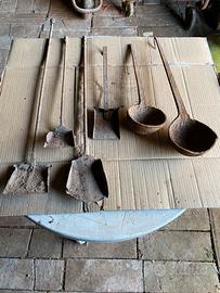 Mescoli e palette per fucine o caminetti ..