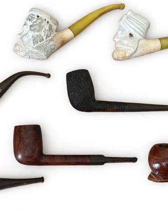 7 Pipe Vintage SAVINELLI Punto Oro + radica