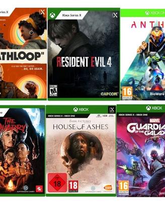 NUOVI sigillati videogiochi Xbox One Series X