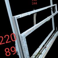 porta finestra in PVC altezza 245/larghezza 90
