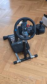 Volante Logitech g29 + Wheel Stand Pro + Cambio