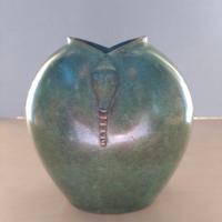 Vaso in bronzo Art Nouveau Iama