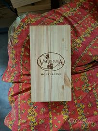 Cassa legno vino Val di Suga