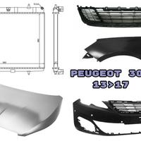 Peugeot 308 cofano paraurti fanale cerchi airbag