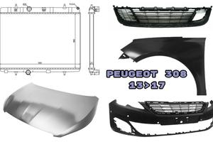 Peugeot 308 cofano paraurti fanale cerchi airbag