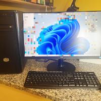 Pc Philips con tastiera e mouse