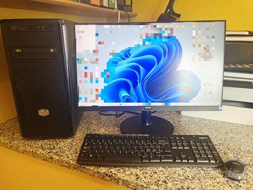 Pc Philips con tastiera e mouse