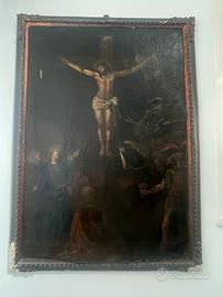 Quadro Antico XVII Secolo- Scuola Napoletana-Croci