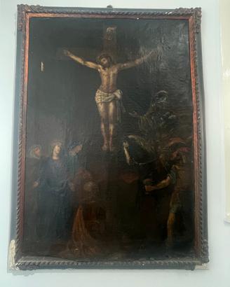 Quadro Antico XVII Secolo- Scuola Napoletana-Croci