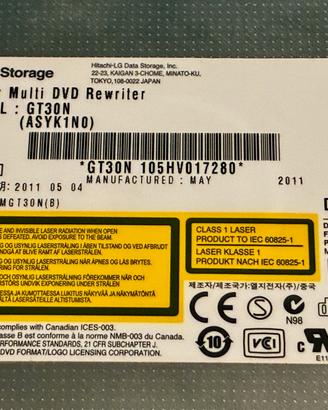 Masterizzatore per notebook