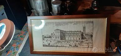 (VENDUTA )vecchia stampa di Lucca 