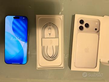 Iphone 17 pro max 256 gb bianco batt 100%