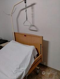 Letto ortopedico elettrico +materasso antidecubito